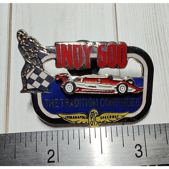 Indy 500 Limited to 5000 Tradition Continues Souvenir 1992 Indianapolis 500 Pin - Picture 3 of 3